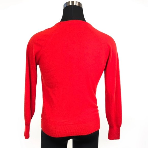 CHRISTIAN DIOR Vintage Red Sweater #II10 - Picture 5 of 7